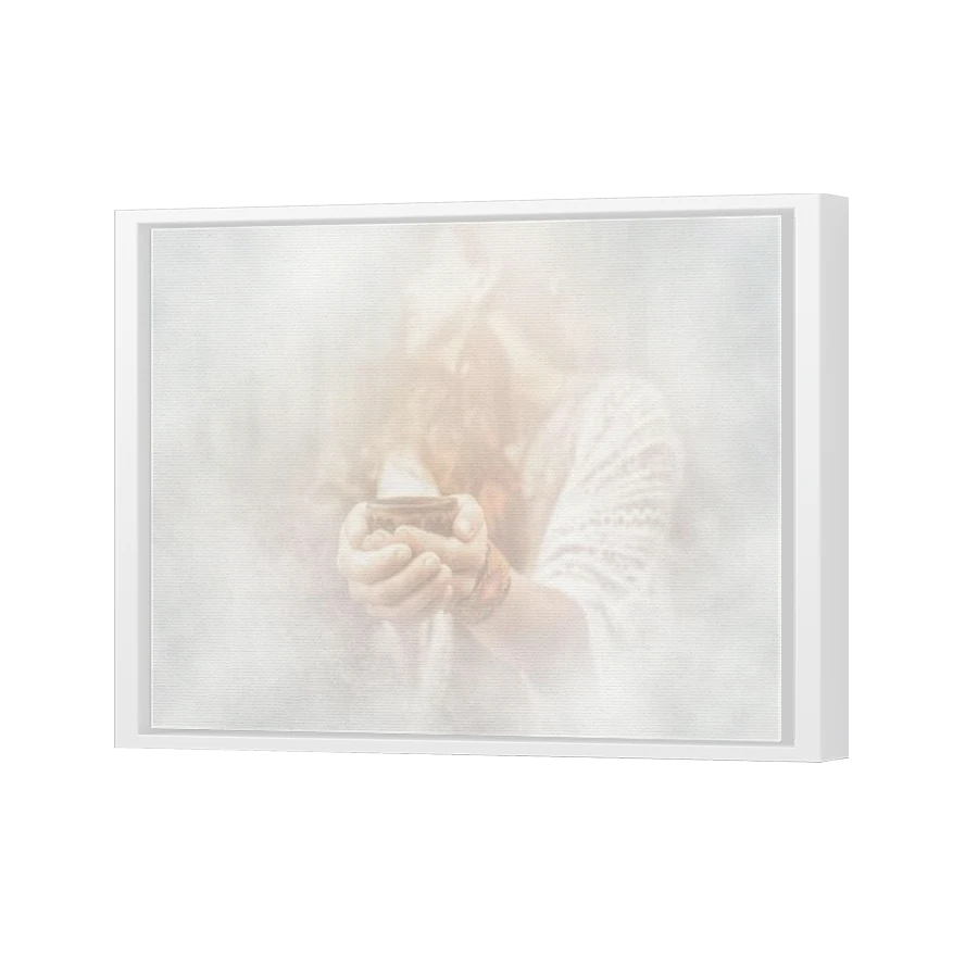 Thumbnail for Canvas - White Floating Frame