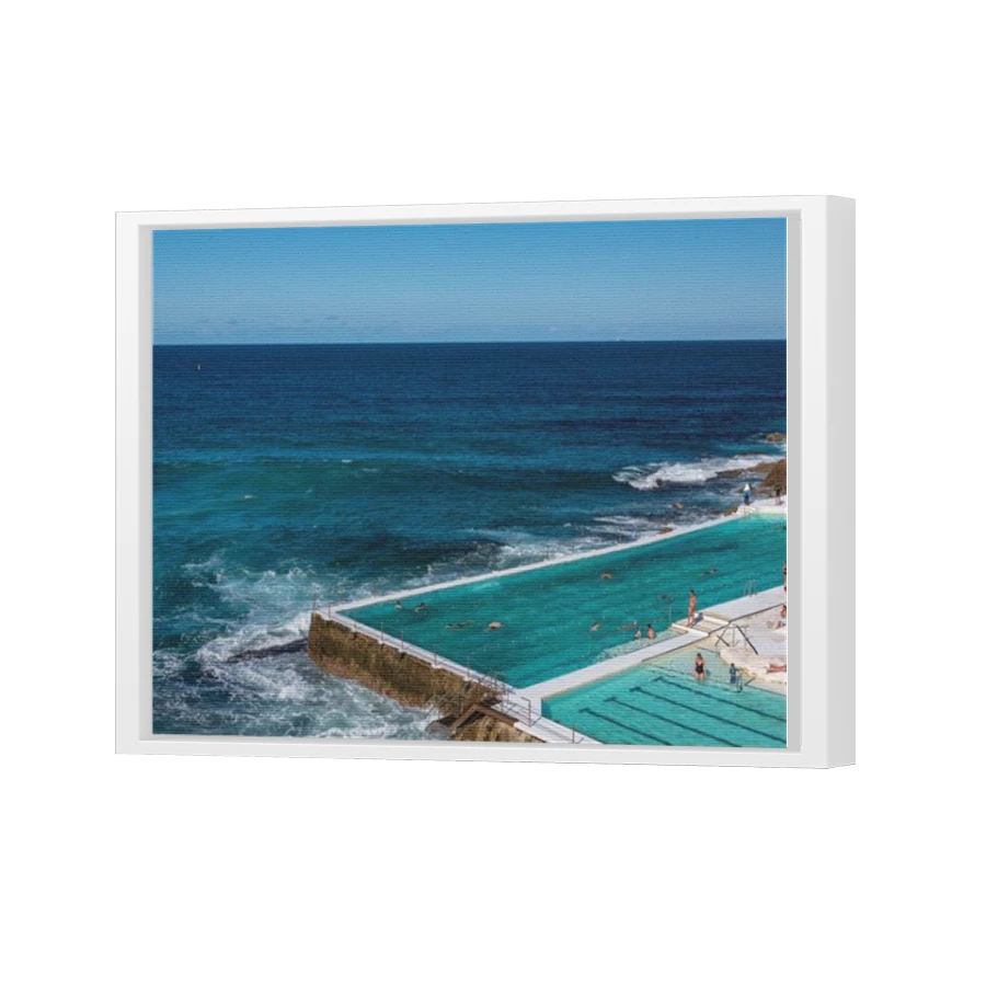Thumbnail for Canvas - White Floating Frame
