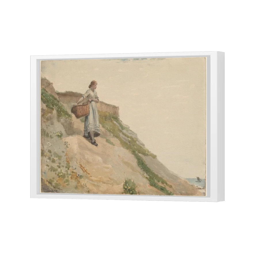 Thumbnail for Canvas - White Floating Frame