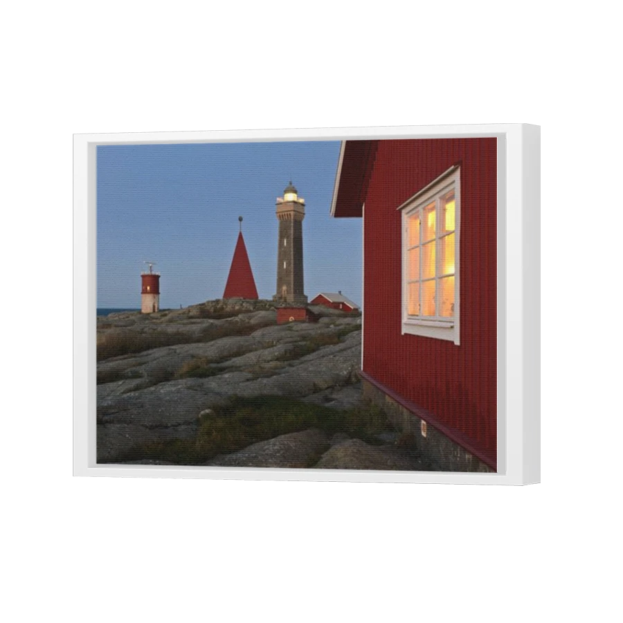 Thumbnail for Canvas - White Floating Frame