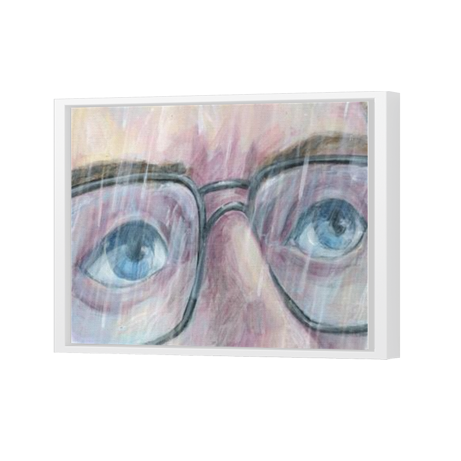 Thumbnail for Canvas - White Floating Frame
