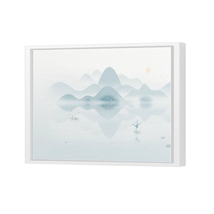 Thumbnail for Canvas - White Floating Frame