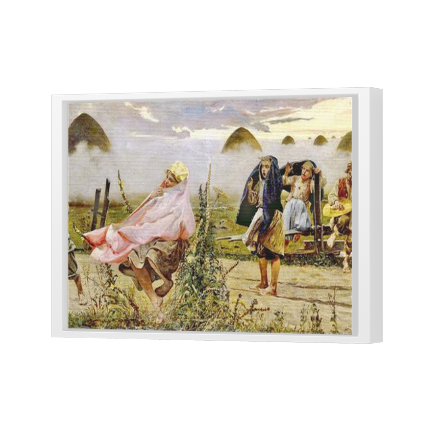 Thumbnail for Canvas - White Floating Frame