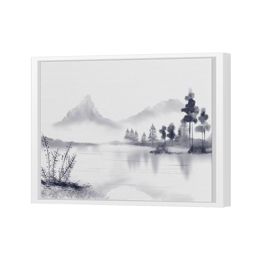 Thumbnail for Canvas - White Floating Frame