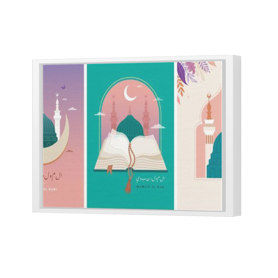 Thumbnail for Canvas - White Floating Frame