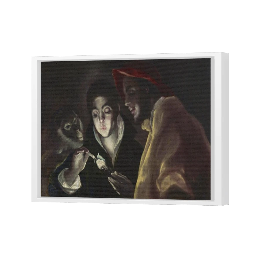 Thumbnail for Canvas - White Floating Frame