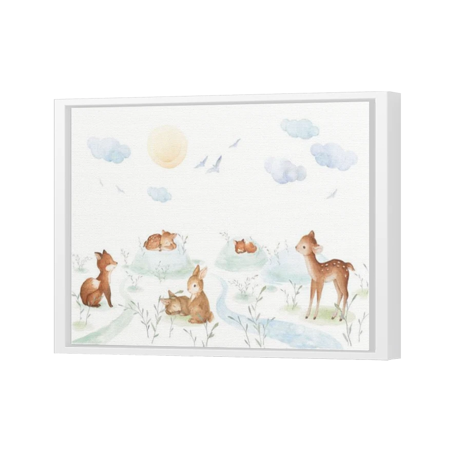 Thumbnail for Canvas - White Floating Frame