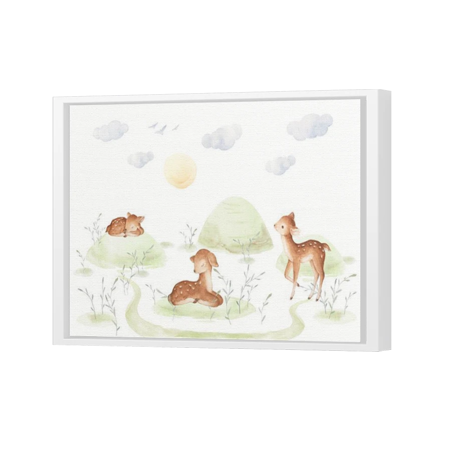 Thumbnail for Canvas - White Floating Frame