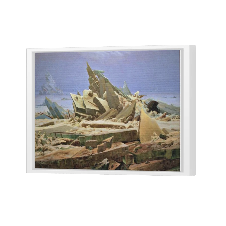 Thumbnail for Canvas - White Floating Frame