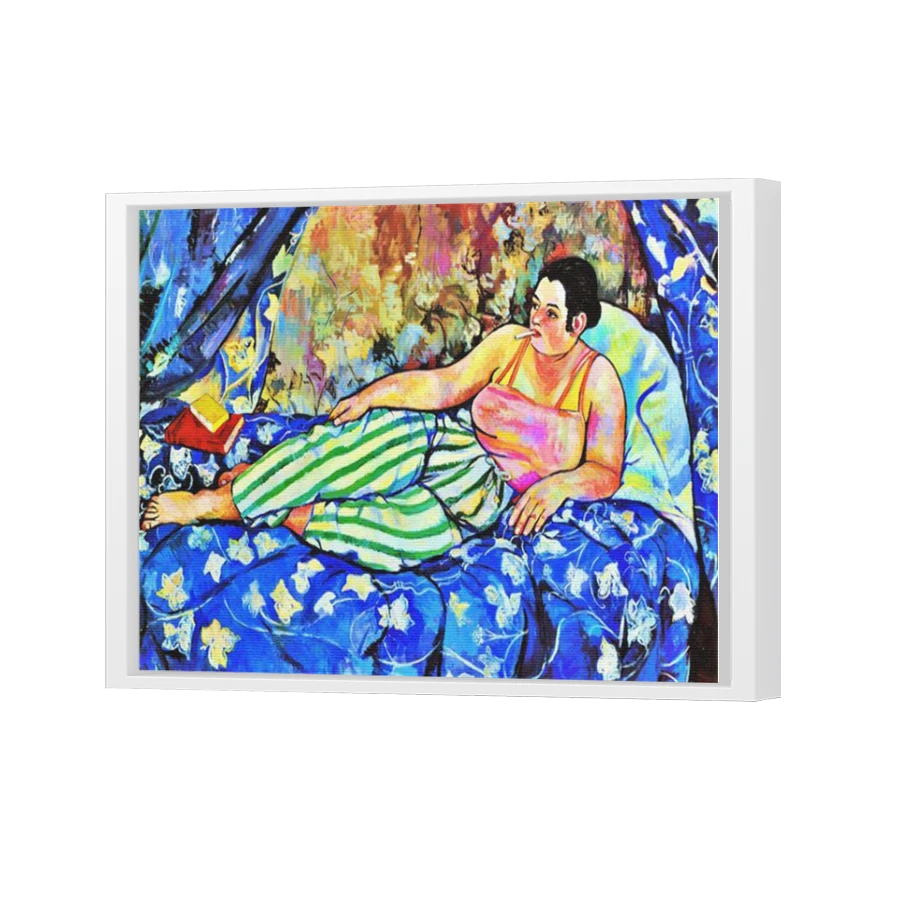 Thumbnail for Canvas - White Floating Frame