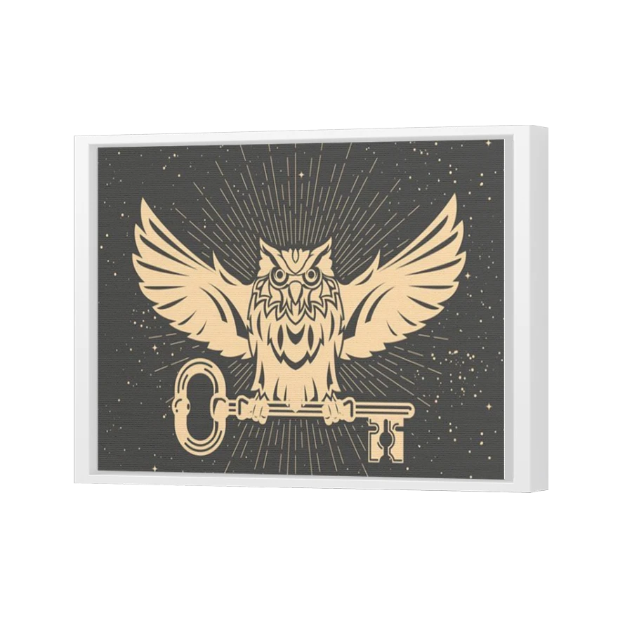Thumbnail for Canvas - White Floating Frame