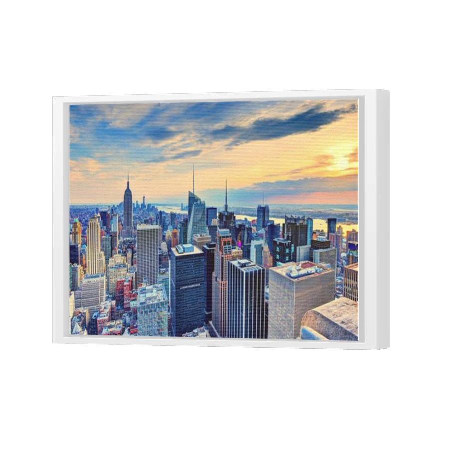 Thumbnail for Canvas - White Floating Frame