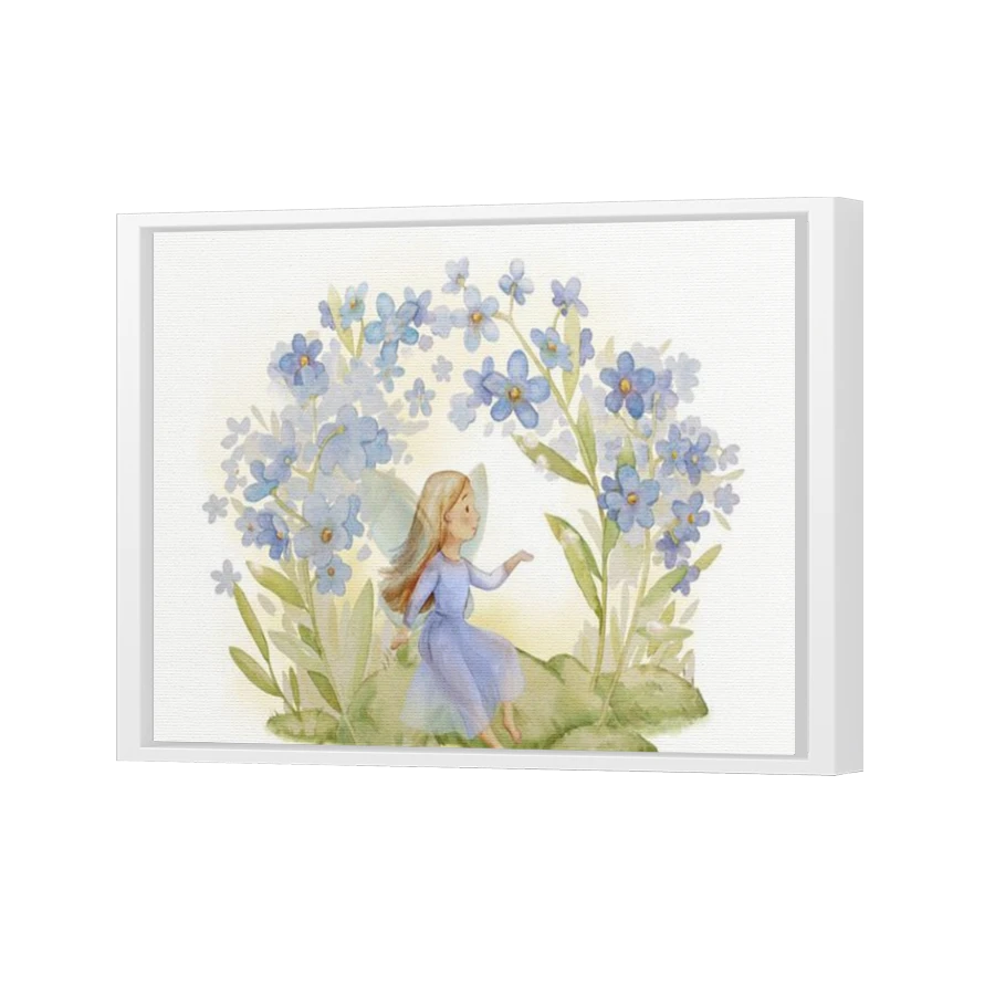 Thumbnail for Canvas - White Floating Frame