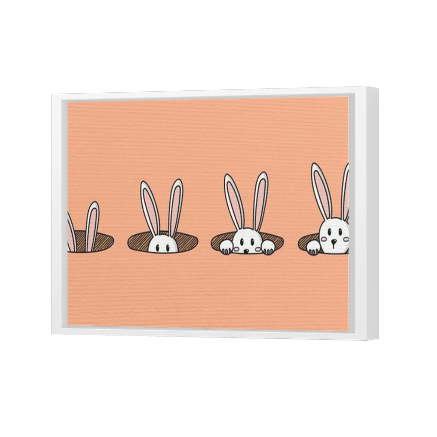Thumbnail for Canvas - White Floating Frame