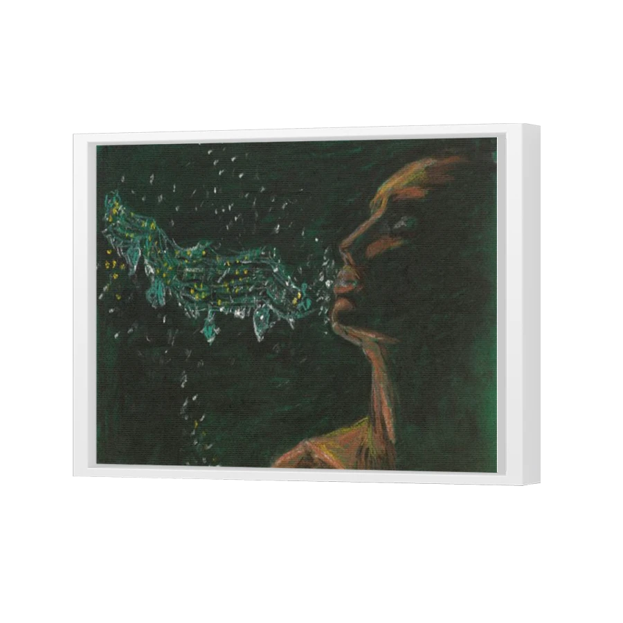Thumbnail for Canvas - White Floating Frame
