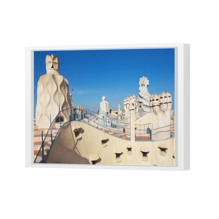 Thumbnail for Canvas - White Floating Frame