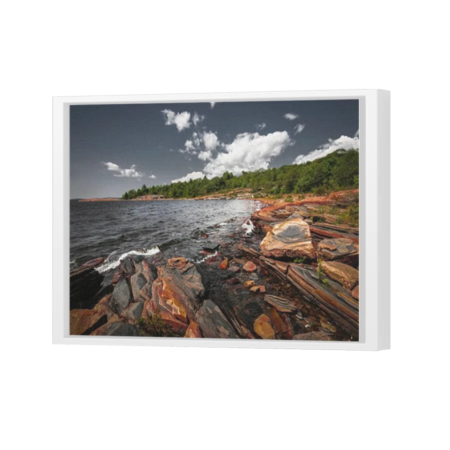 Thumbnail for Canvas - White Floating Frame
