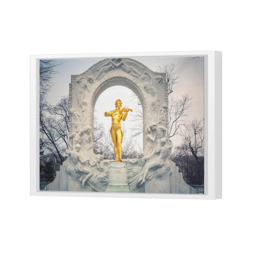 Thumbnail for Canvas - White Floating Frame