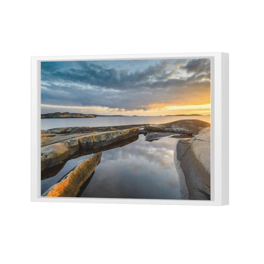 Thumbnail for Canvas - White Floating Frame