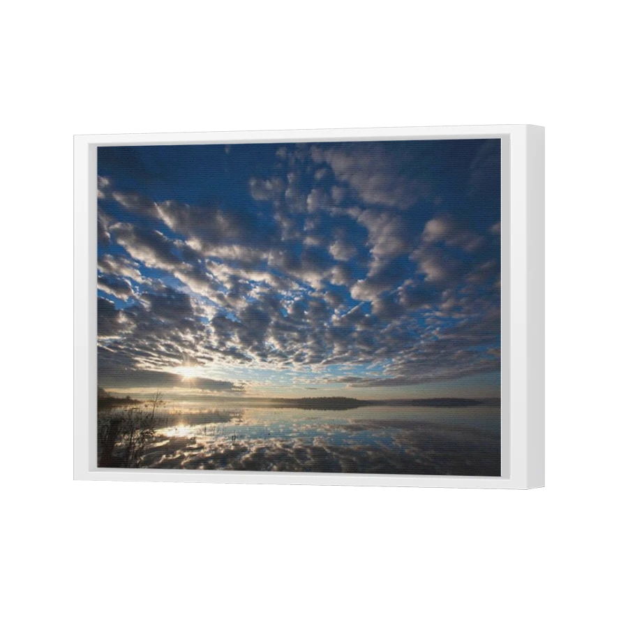 Thumbnail for Canvas - White Floating Frame