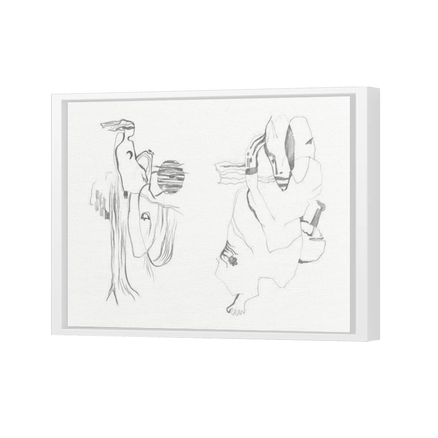 Thumbnail for Canvas - White Floating Frame