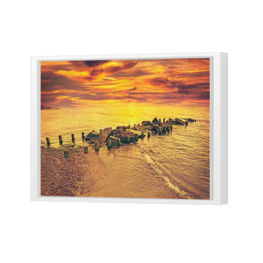 Thumbnail for Canvas - White Floating Frame