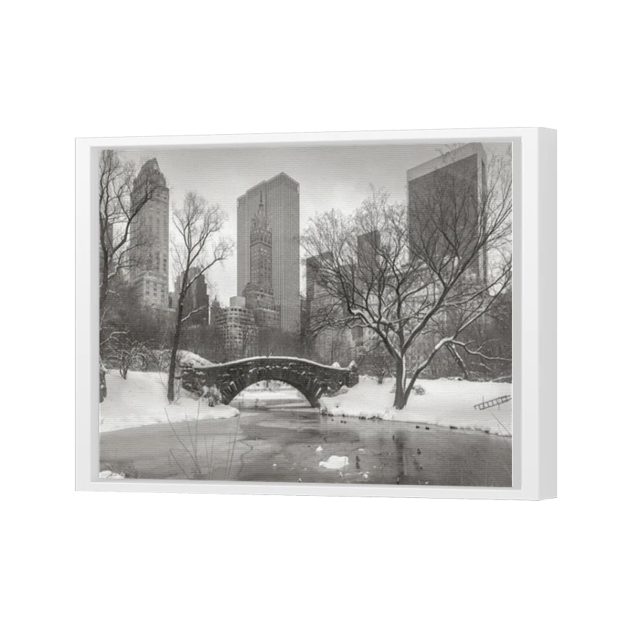 Thumbnail for Canvas - White Floating Frame