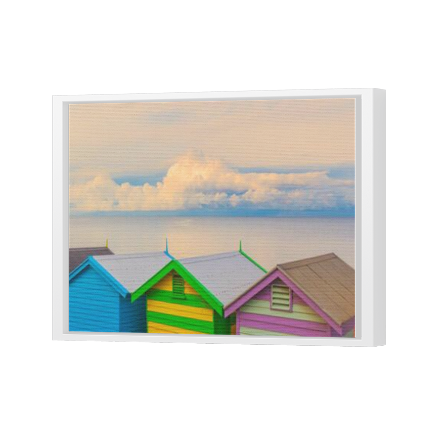 Thumbnail for Canvas - White Floating Frame