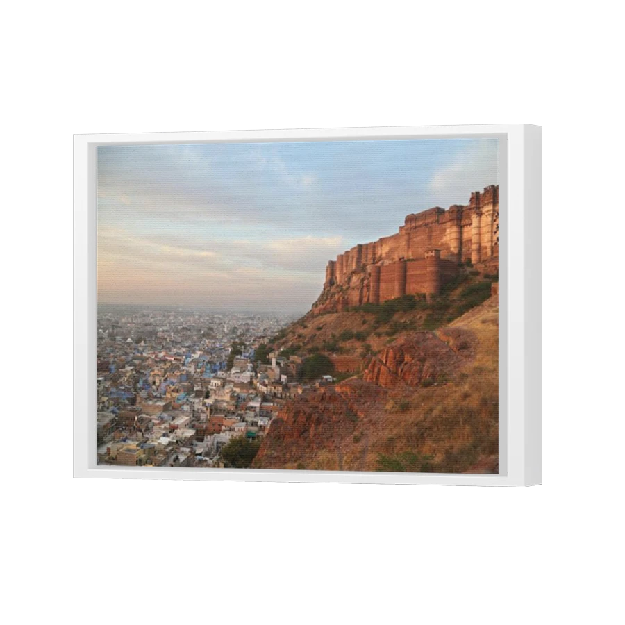 Thumbnail for Canvas - White Floating Frame