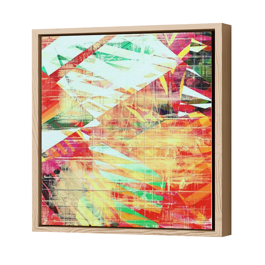 Thumbnail for Canvas - Wood Grain Floating Frame