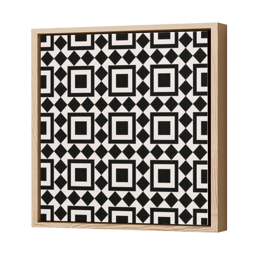 Thumbnail for Canvas - Wood Grain Floating Frame