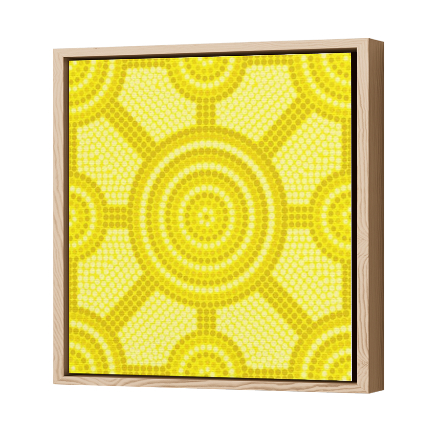 Thumbnail for Canvas - Wood Grain Floating Frame