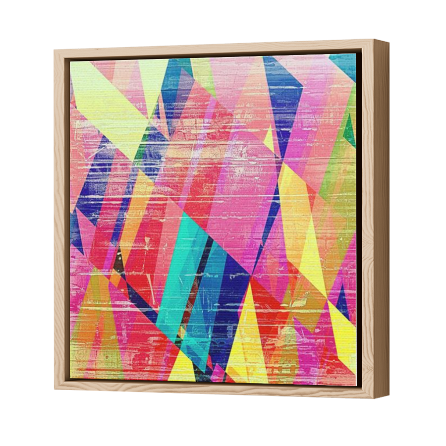 Thumbnail for Canvas - Wood Grain Floating Frame