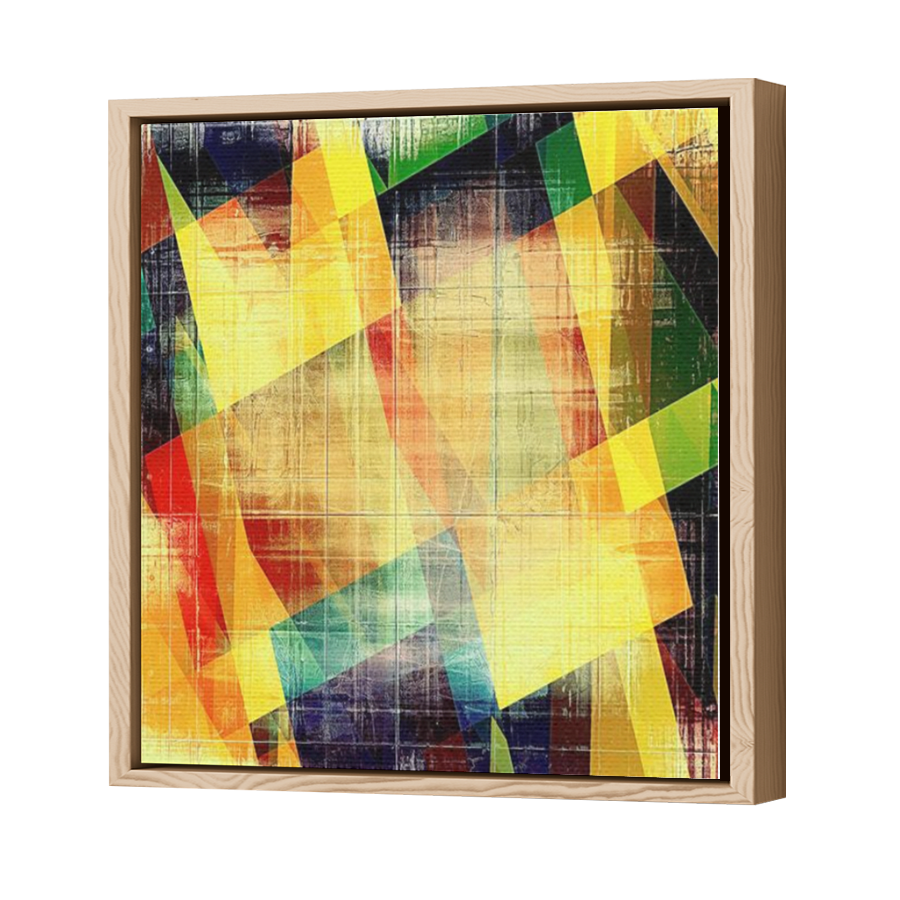 Thumbnail for Canvas - Wood Grain Floating Frame