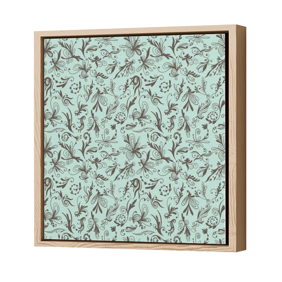Thumbnail for Canvas - Wood Grain Floating Frame