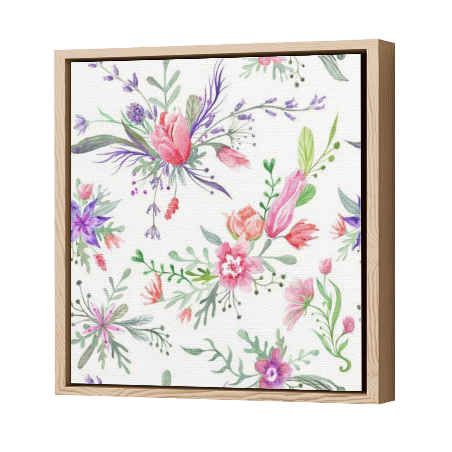 Thumbnail for Canvas - Wood Grain Floating Frame