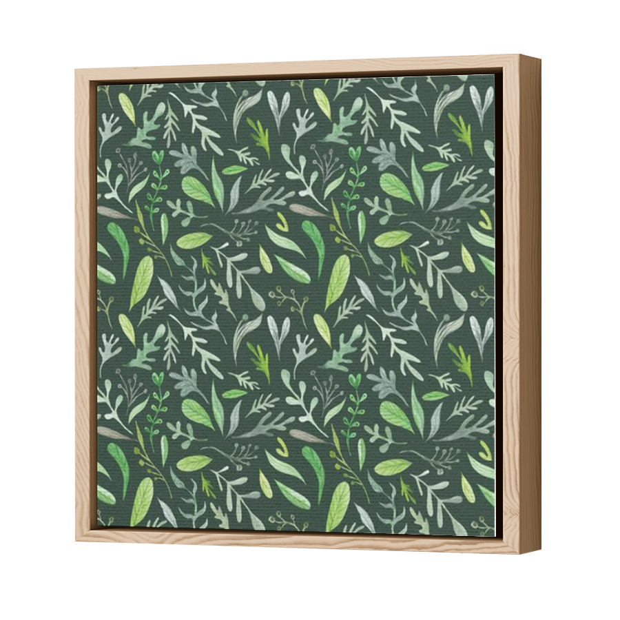 Thumbnail for Canvas - Wood Grain Floating Frame