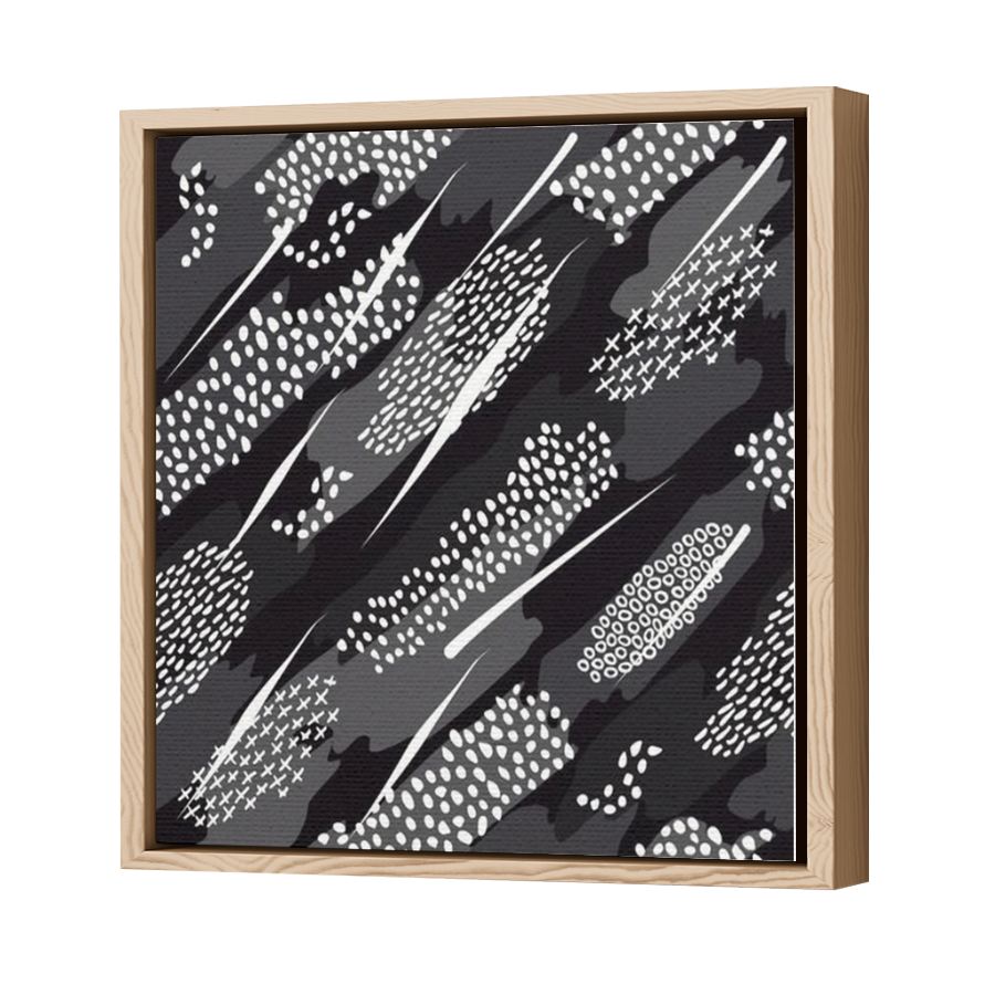 Thumbnail for Canvas - Wood Grain Floating Frame