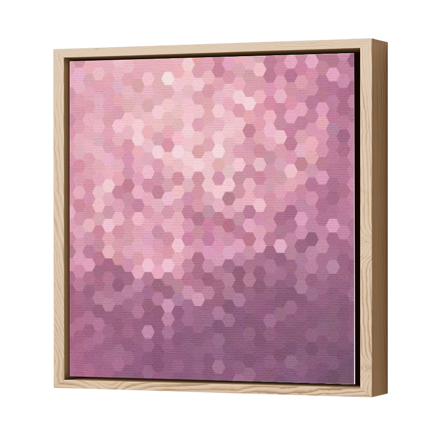 Thumbnail for Canvas - Wood Grain Floating Frame
