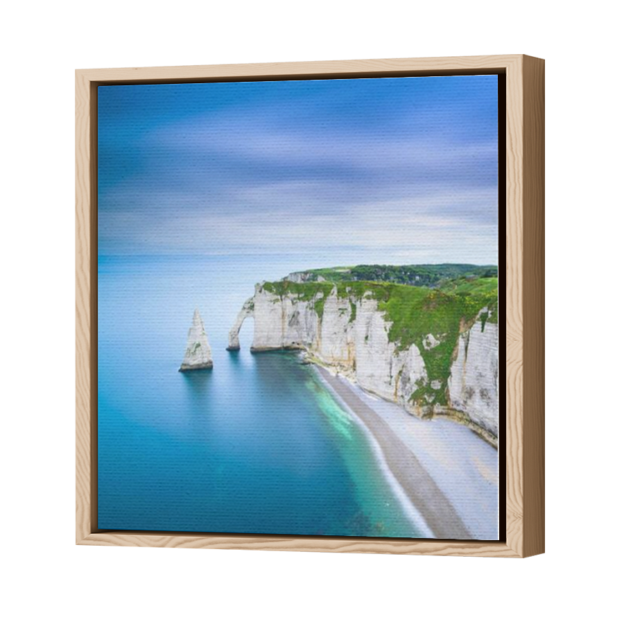 Thumbnail for Canvas - Wood Grain Floating Frame