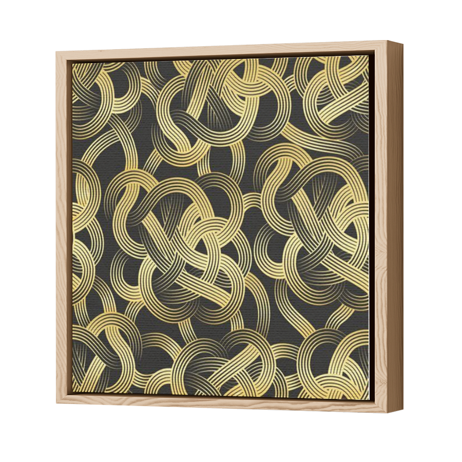 Thumbnail for Canvas - Wood Grain Floating Frame