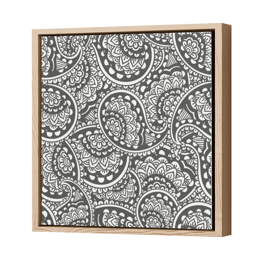 Thumbnail for Canvas - Wood Grain Floating Frame