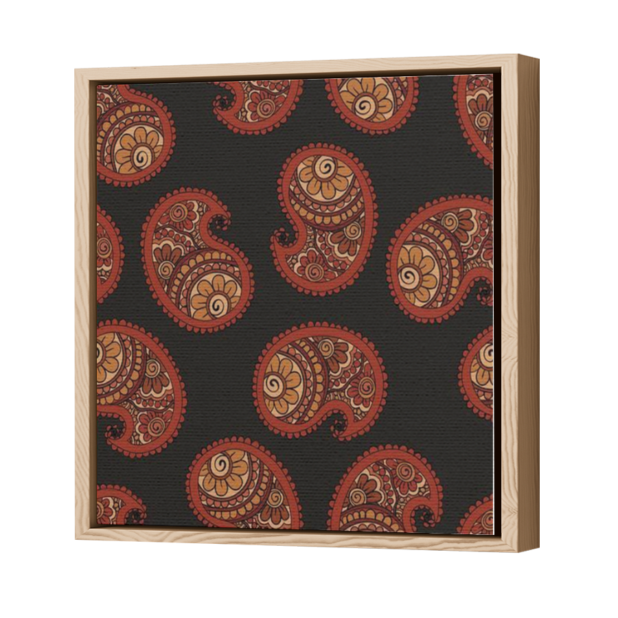 Thumbnail for Canvas - Wood Grain Floating Frame