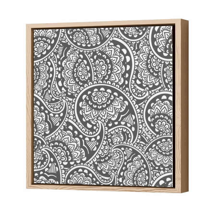 Thumbnail for Canvas - Wood Grain Floating Frame