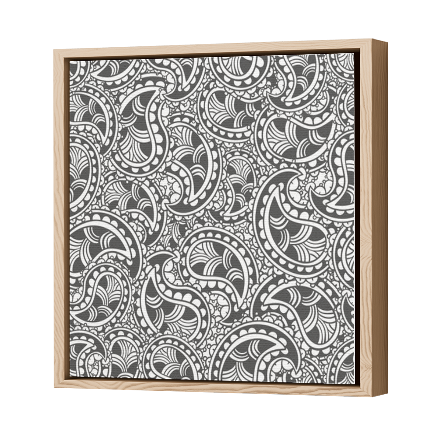 Thumbnail for Canvas - Wood Grain Floating Frame