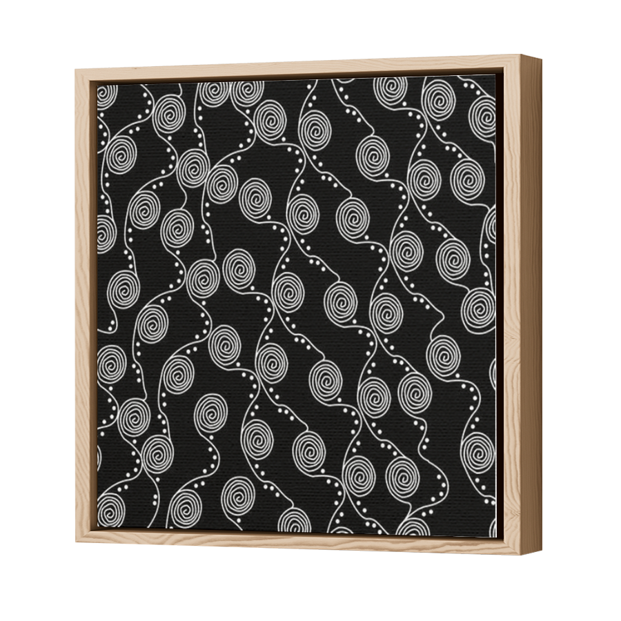 Thumbnail for Canvas - Wood Grain Floating Frame
