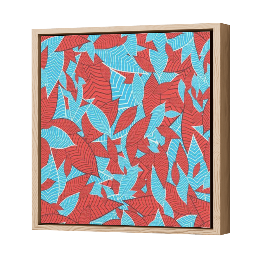 Thumbnail for Canvas - Wood Grain Floating Frame