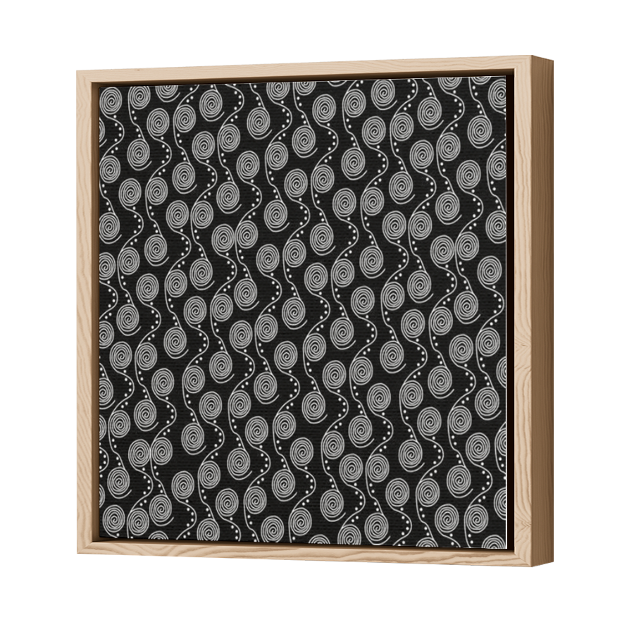 Thumbnail for Canvas - Wood Grain Floating Frame