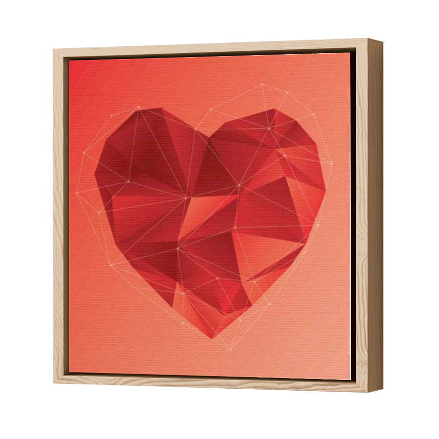 Thumbnail for Canvas - Wood Grain Floating Frame