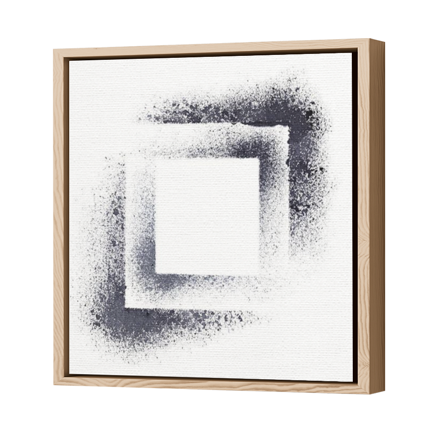 Thumbnail for Canvas - Wood Grain Floating Frame